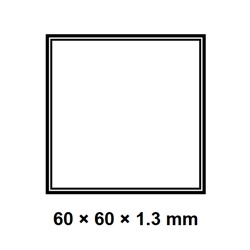Tubo cuadrado 60x60x1.3