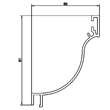 Embellecedor canalon