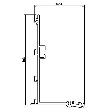 Cobija inferior simple